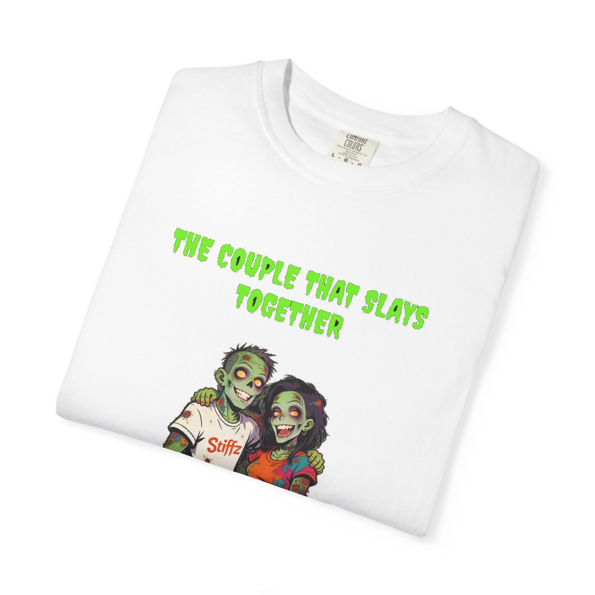 🧟❤️ Zombie Couple — THE COUPLE THAT SLAYS TOGETHER — "stays together"