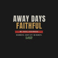 Away Days Faithful Soccer Shirt | We Travel Everywhere Ultras Tee