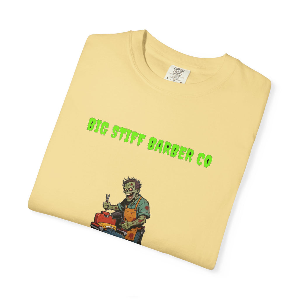 🧟 Big Stiff BARBER CO — "a little off the top... of your head"
