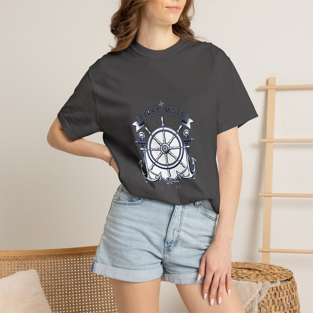 First Mate — Matching Couples Boating Shirt