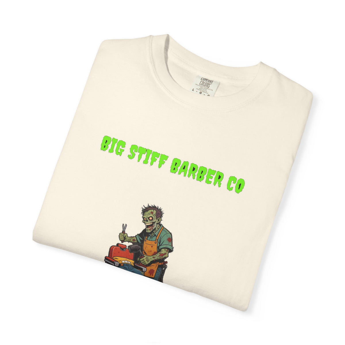 🧟 Big Stiff BARBER CO — "a little off the top... of your head"