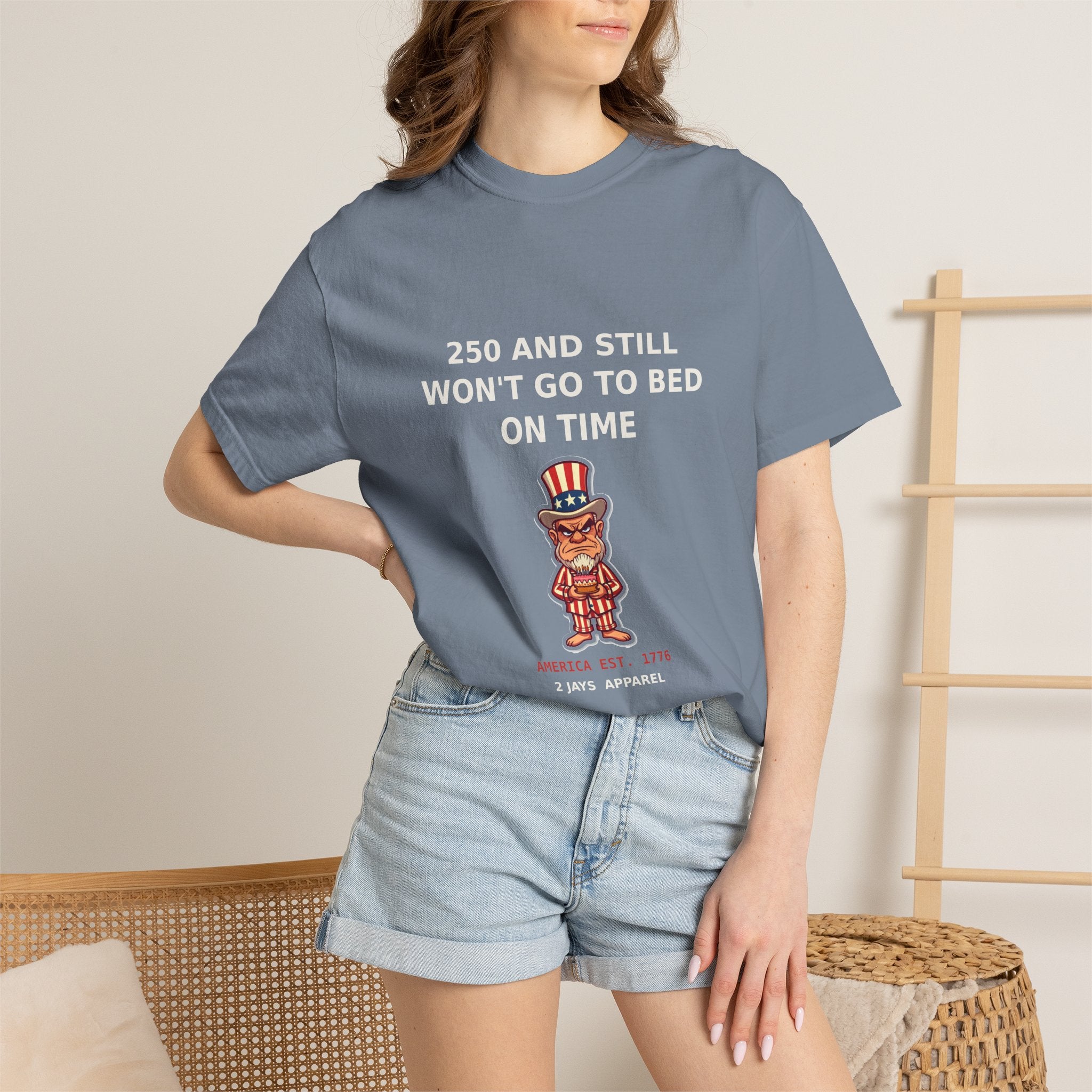 Two Hundred And Old — Funny USA 250th Tee