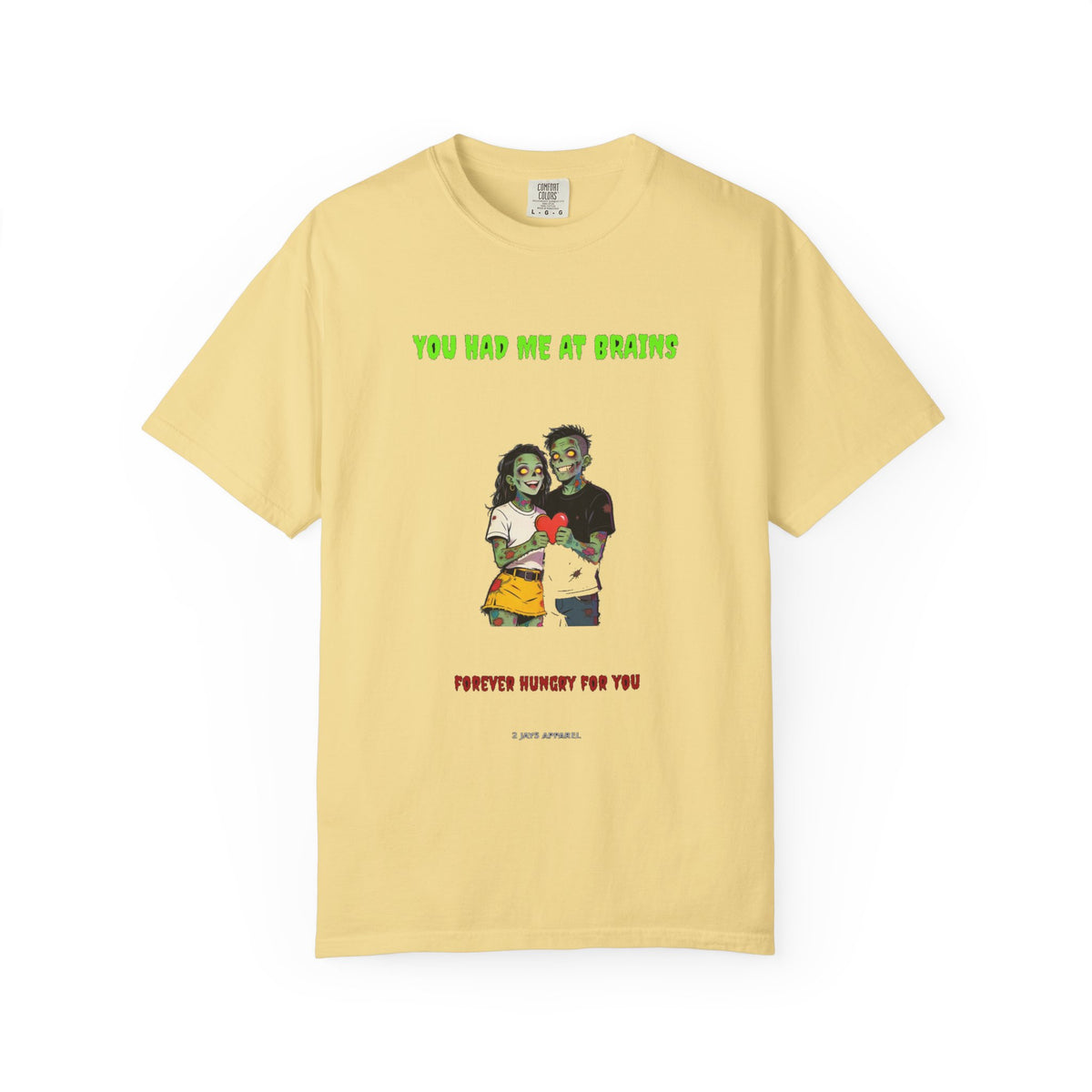 🧟❤️ Zombie Couple — YOU HAD ME AT BRAINS — "forever hungry for you"