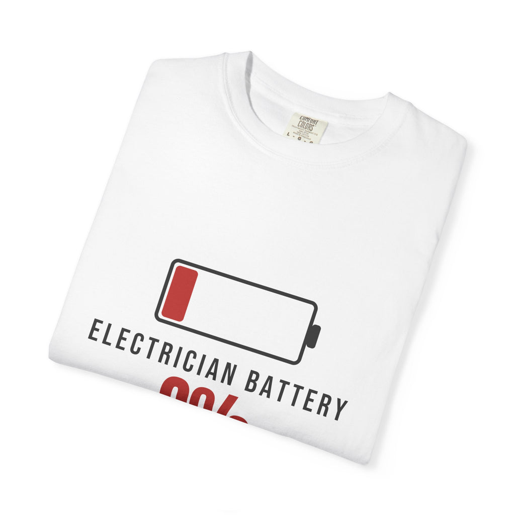 Electrician Battery — Funny Electrician Tee