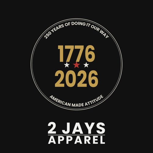 1776 2026 America 250 Years Badge T-Shirt