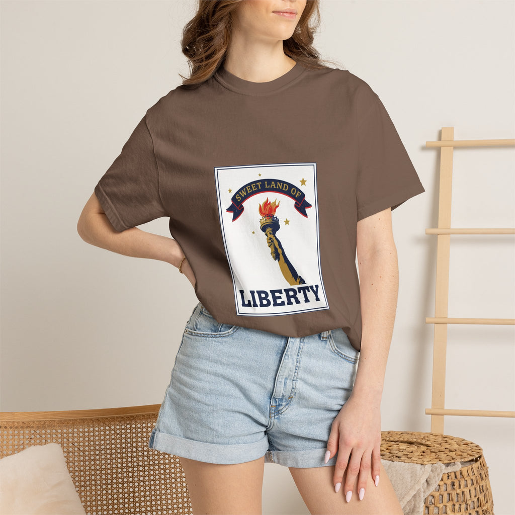 Sweet Land Of Liberty — Patriotic Statue Of Liberty Tee