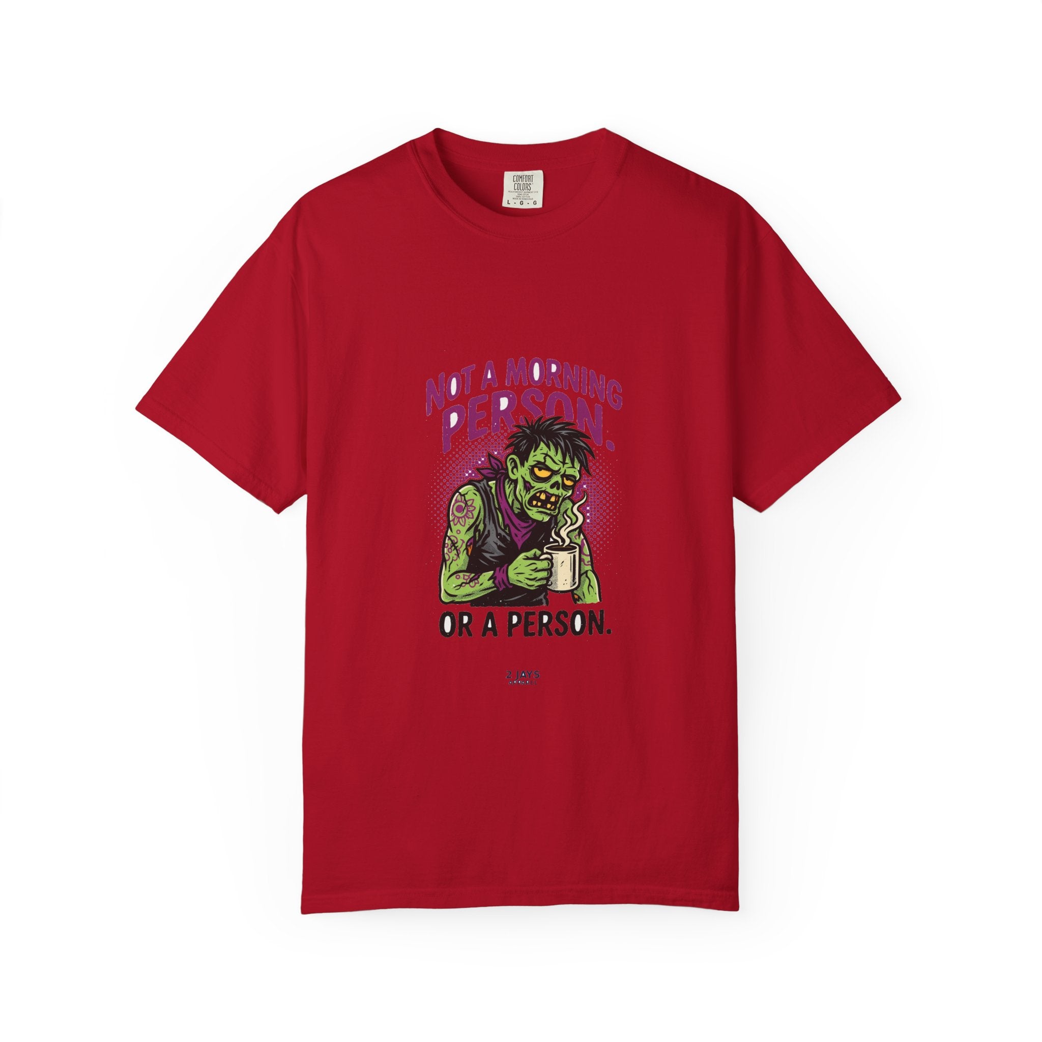 Not A Morning Person. Or A Person. — Funny Zombie Tee