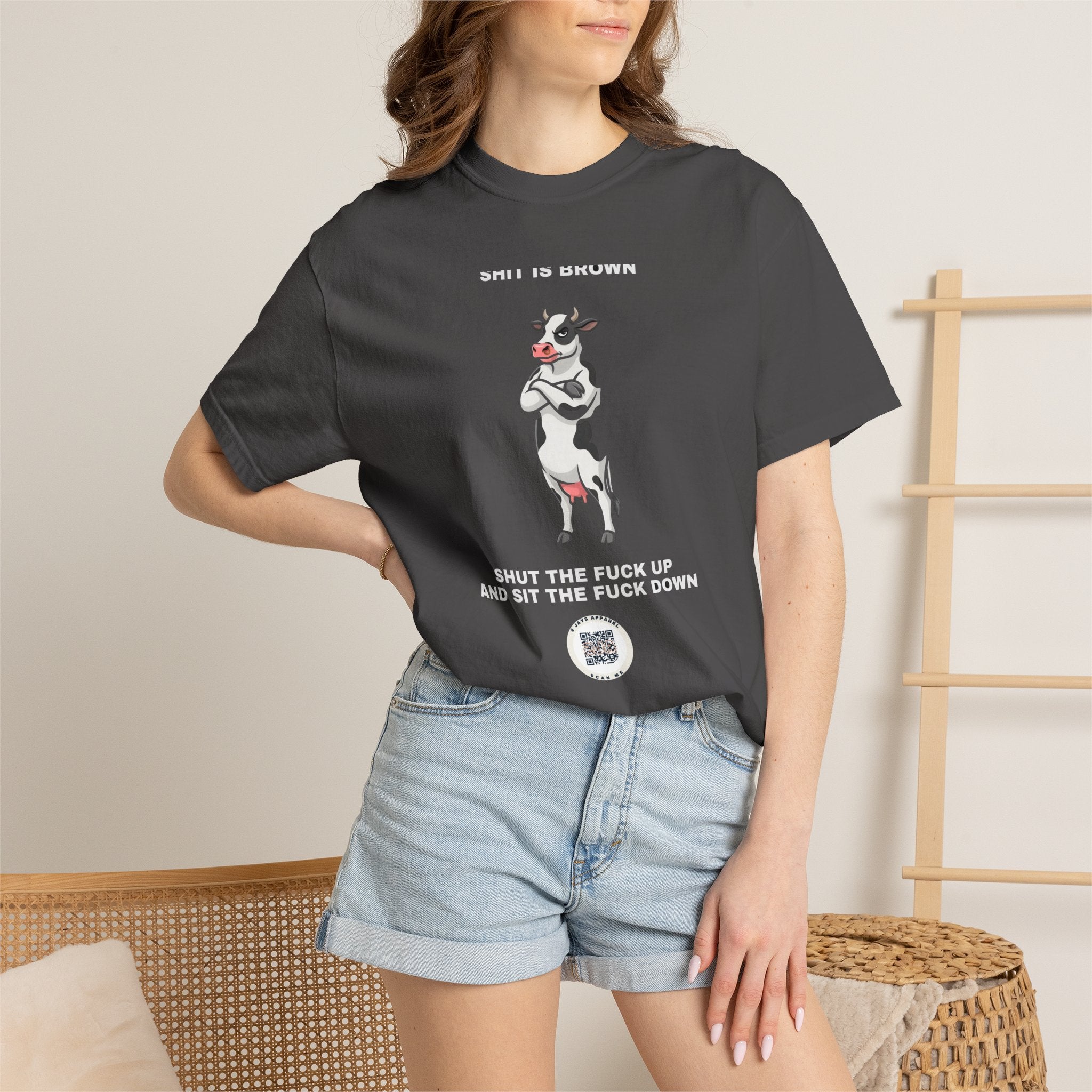 Cute-Savage Cow — roses are red, shit is brown (18+)