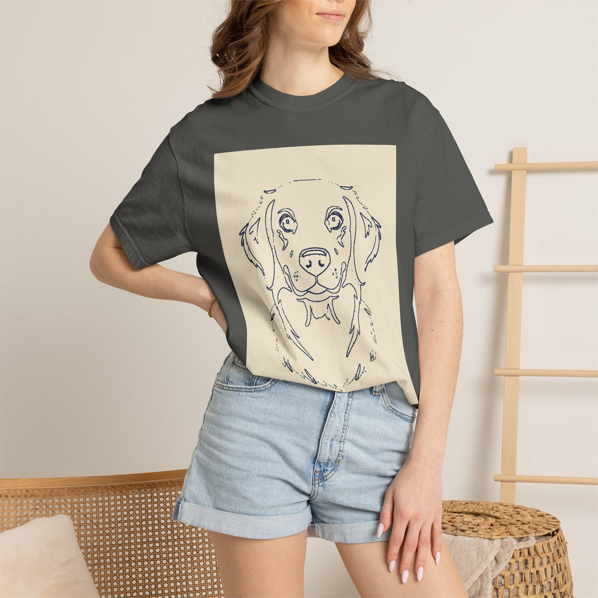 Golden Retriever — Line Outline