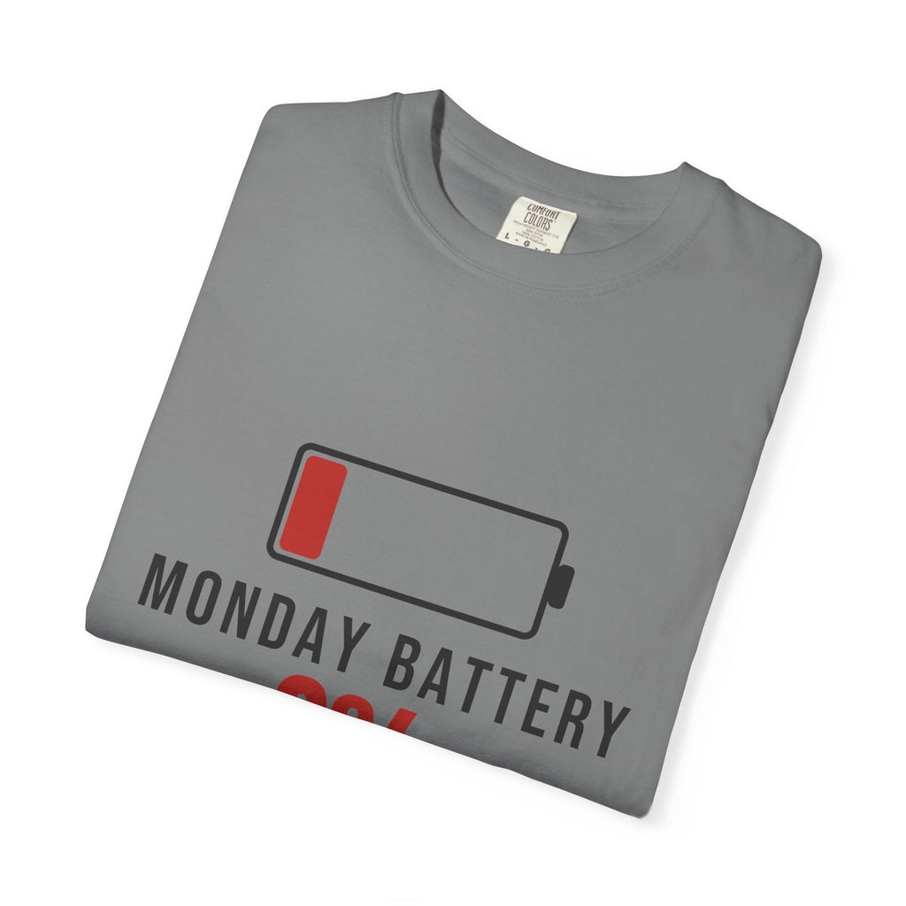 Monday Battery Funny T-Shirt | Soft Unisex Tee | Sarcastic Gift