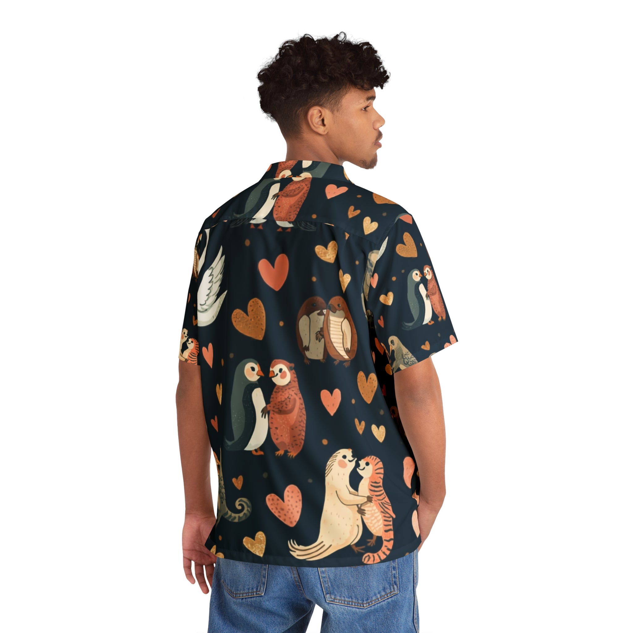 Animals That Mate For Life Hawaiian Camp Shirt