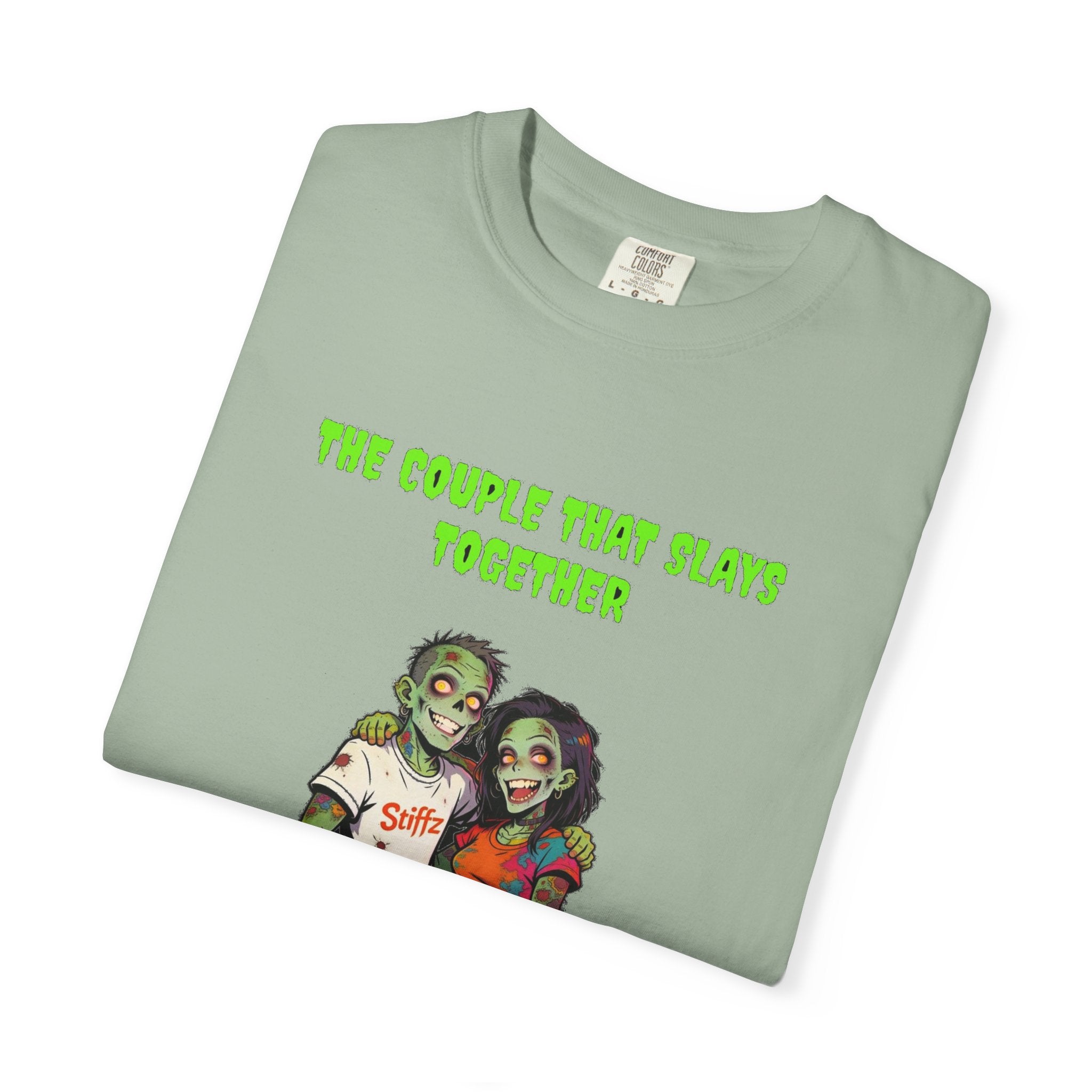 🧟❤️ Zombie Couple — THE COUPLE THAT SLAYS TOGETHER — "stays together"
