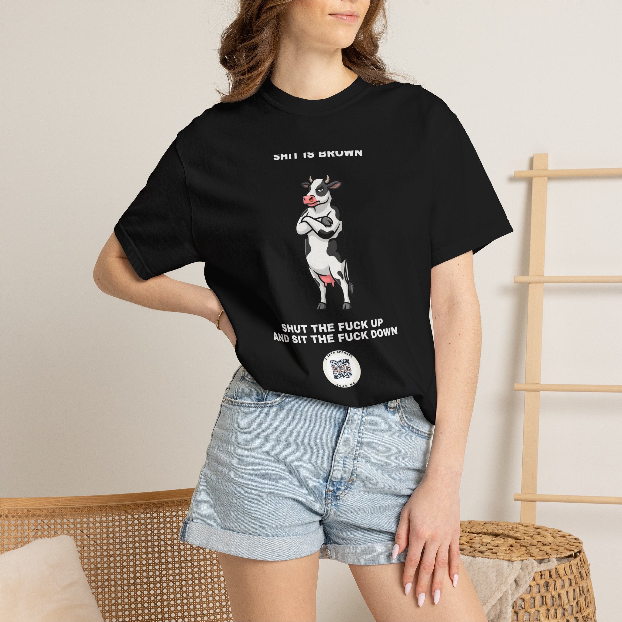 Cute-Savage Cow — roses are red, shit is brown (18+)