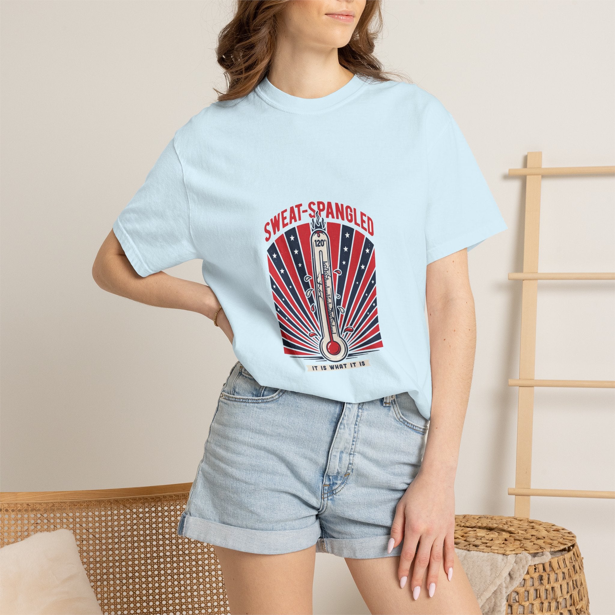 Sweat-Spangled — Funny Summer Patriotic Tee