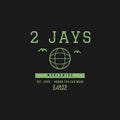 Two Jays Worldwide Oversized Graphic Tee | Streetwear Back Print