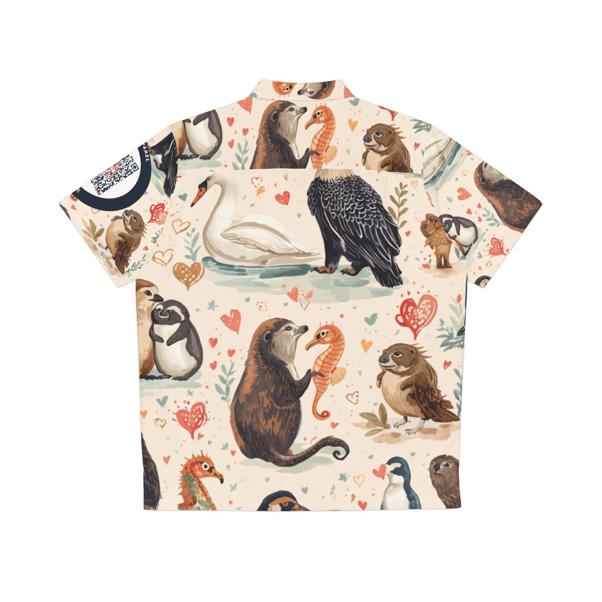 Animals That Mate For Life Hawaiian Camp Shirt