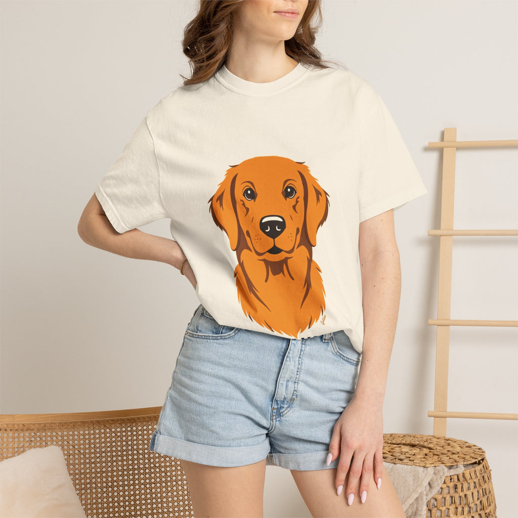 Golden Retriever (cartoon portrait)