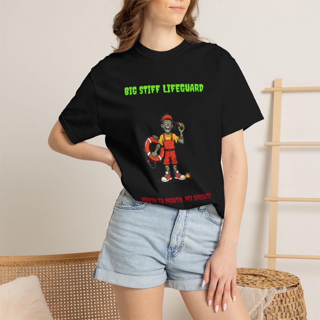 Big Stiff Lifeguard — Zombie Tee (18+)
