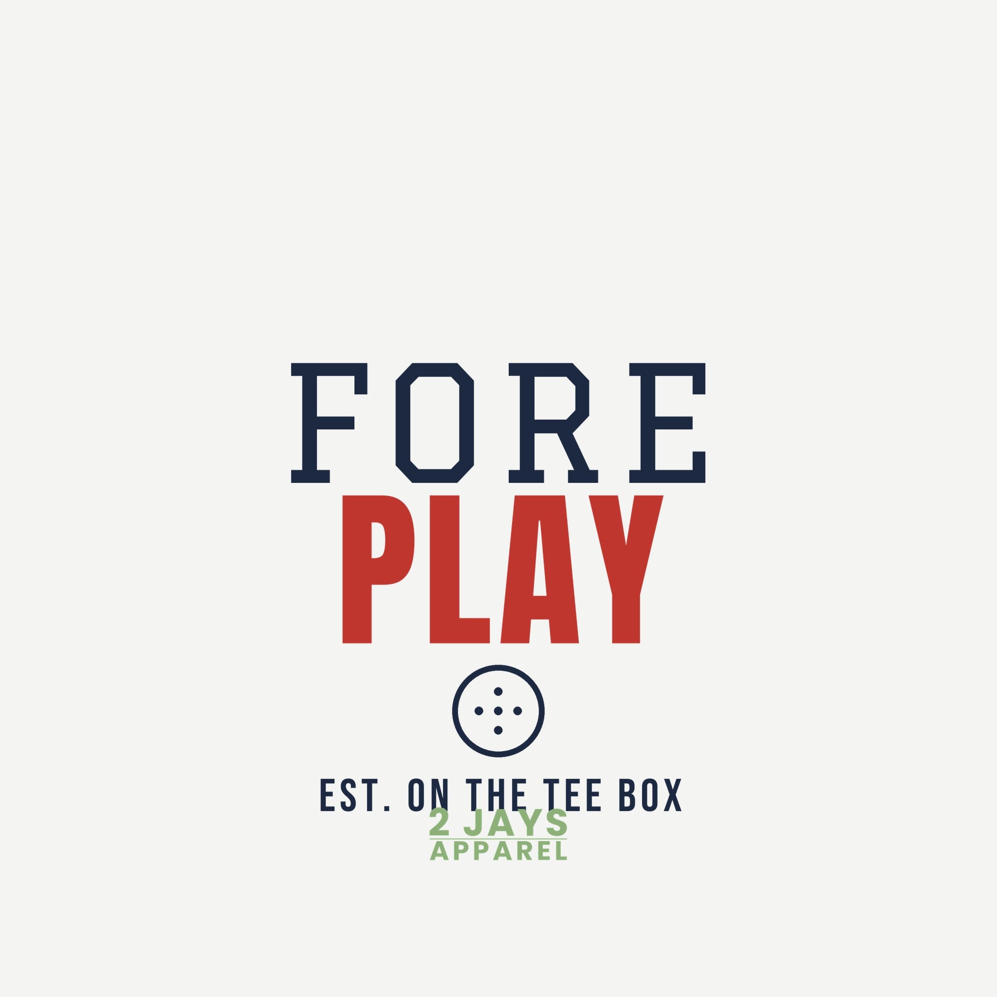 Fore Play Funny Golf Polo | Performance Polo | Golf Gift for Men