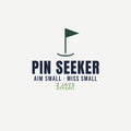 Pin Seeker Golf Polo | Performance Moisture-Wicking | Golfer Gift