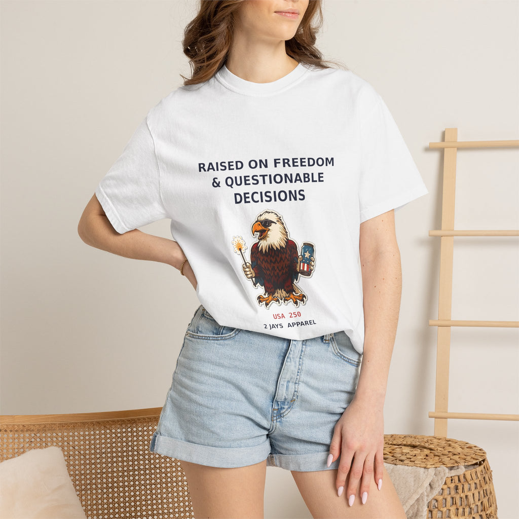 Feral By Founding — Funny Patriotic USA 250 Tee