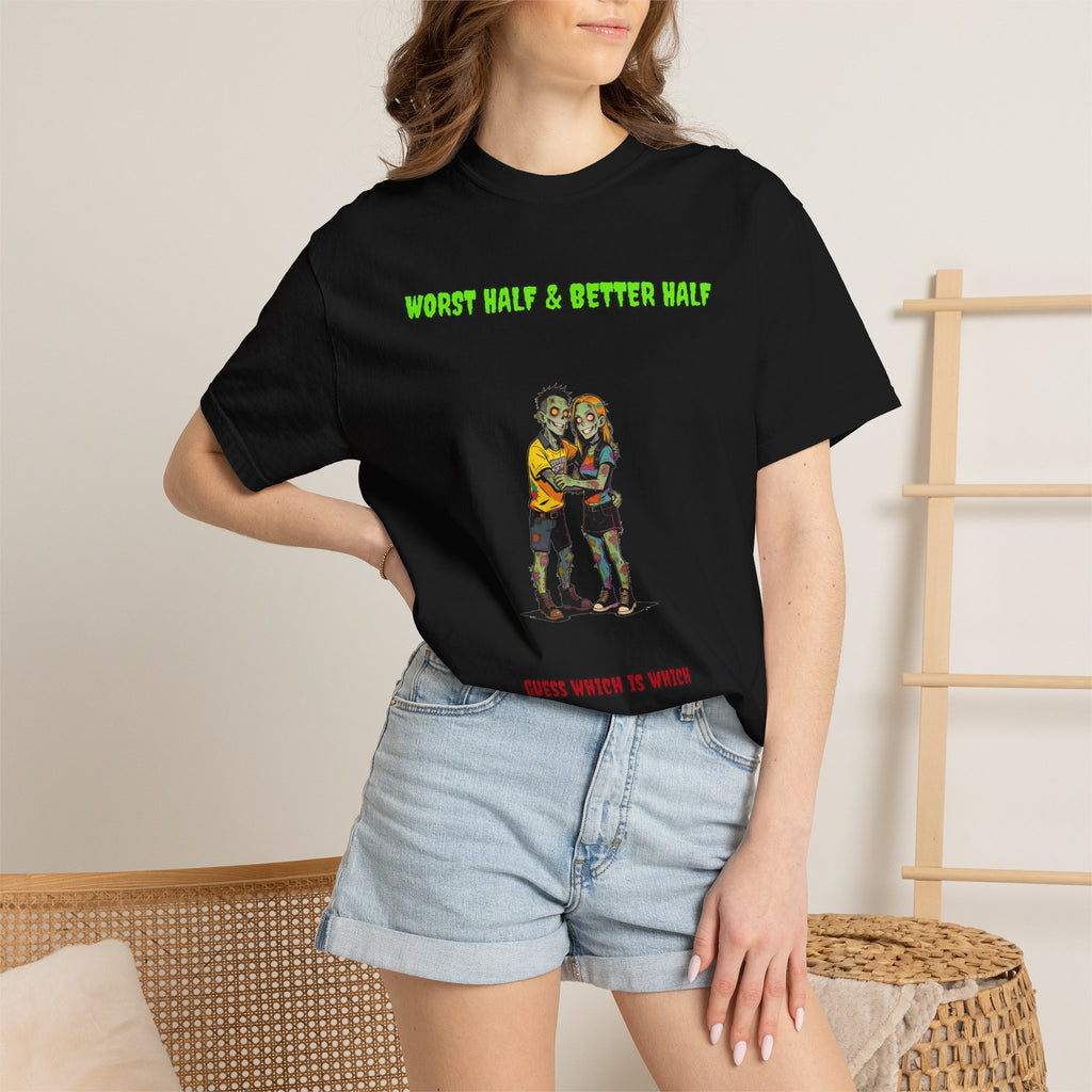 Worst Half & Better Half — Zombie Couple Tee