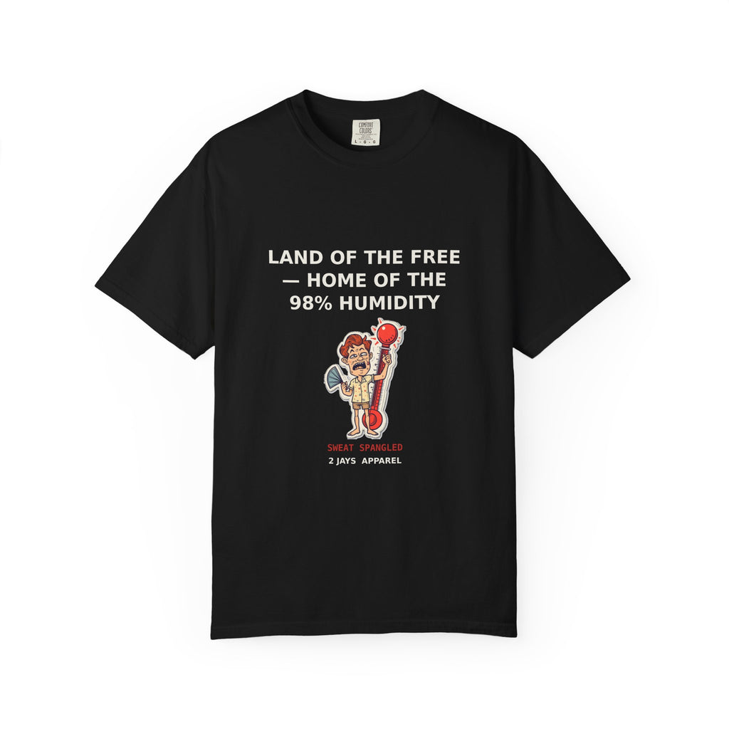 Sweat, Spangled — Funny 4th of July Humidity Tee