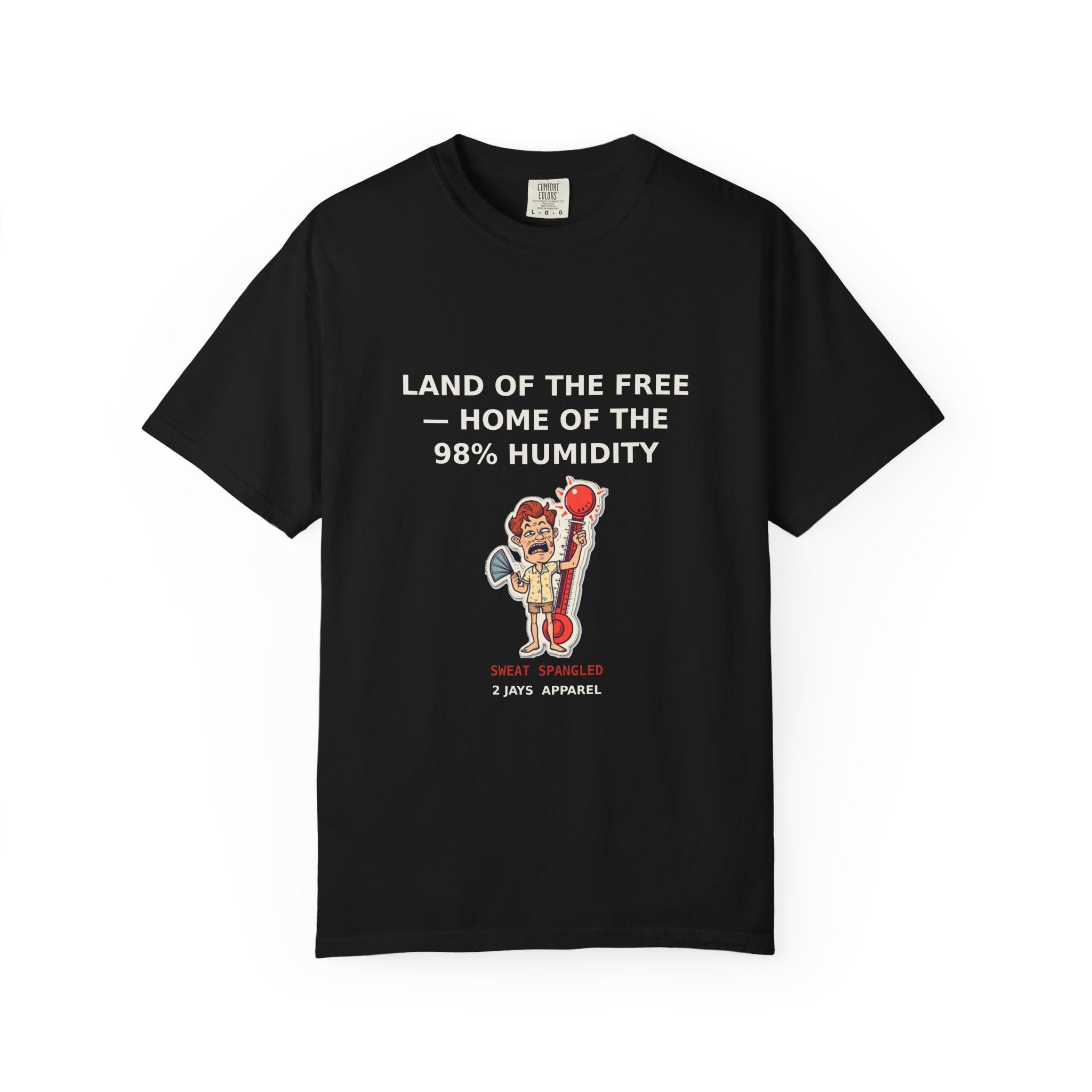 Sweat, Spangled — Funny 4th of July Humidity Tee