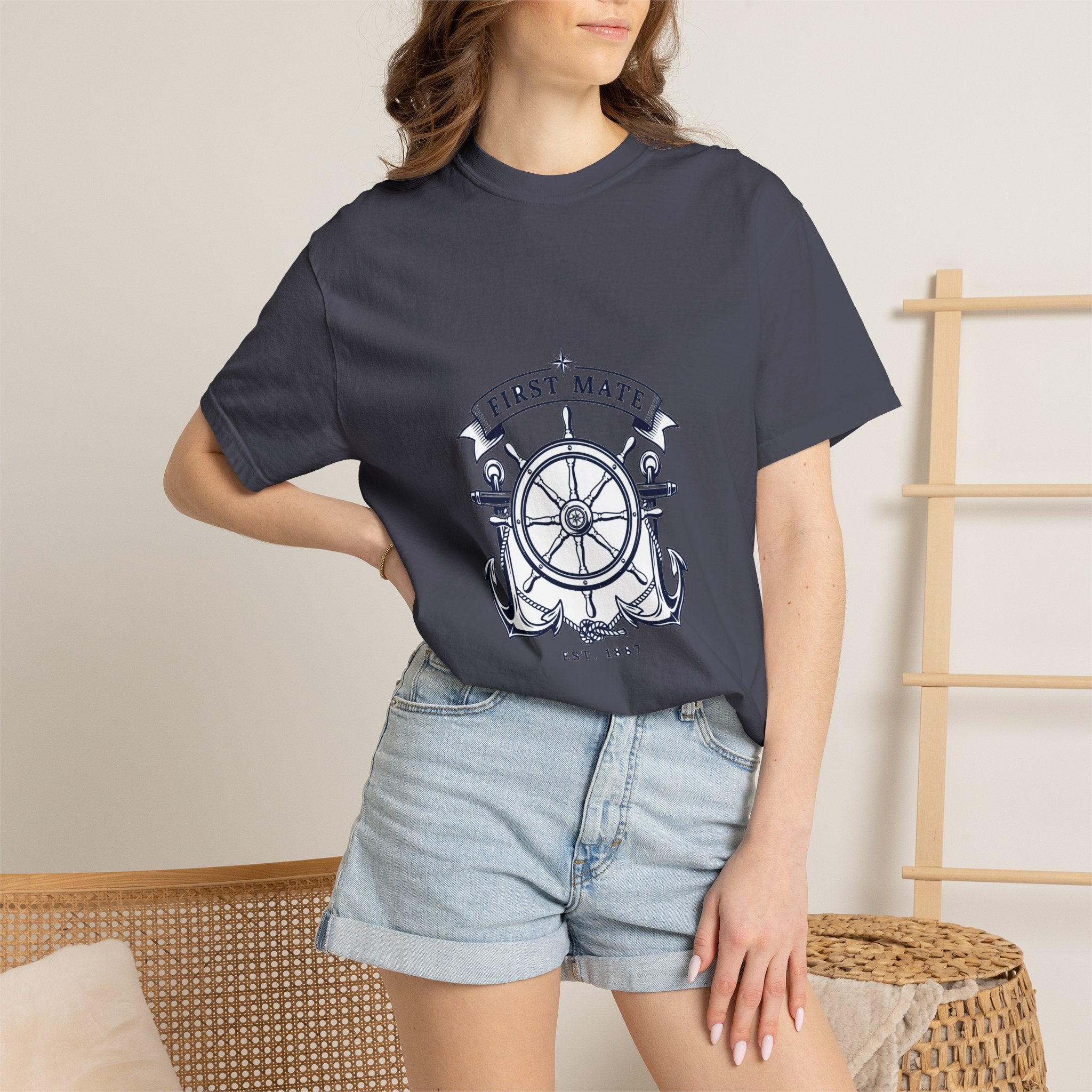 First Mate — Matching Couples Boating Shirt