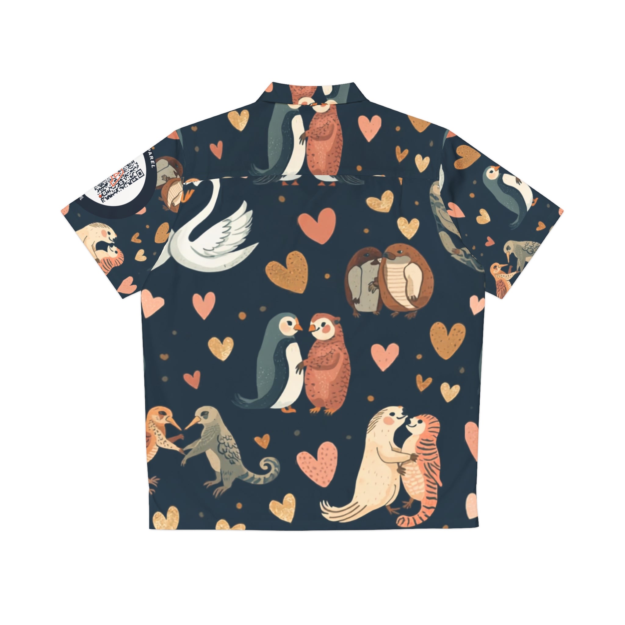 Animals That Mate For Life Hawaiian Camp Shirt