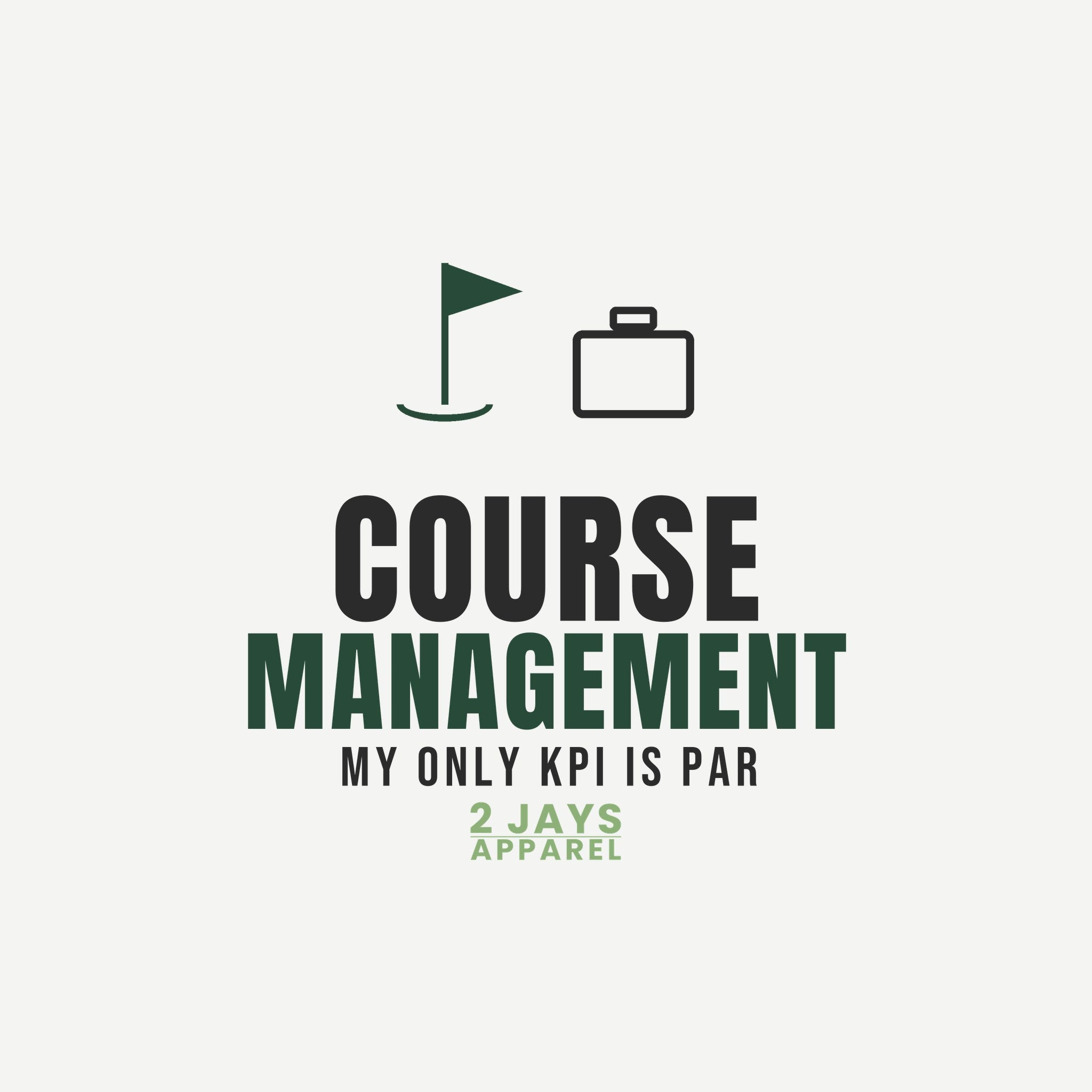 Course Management Funny Golf Polo | My Only KPI Is Par | Work Golf Gift