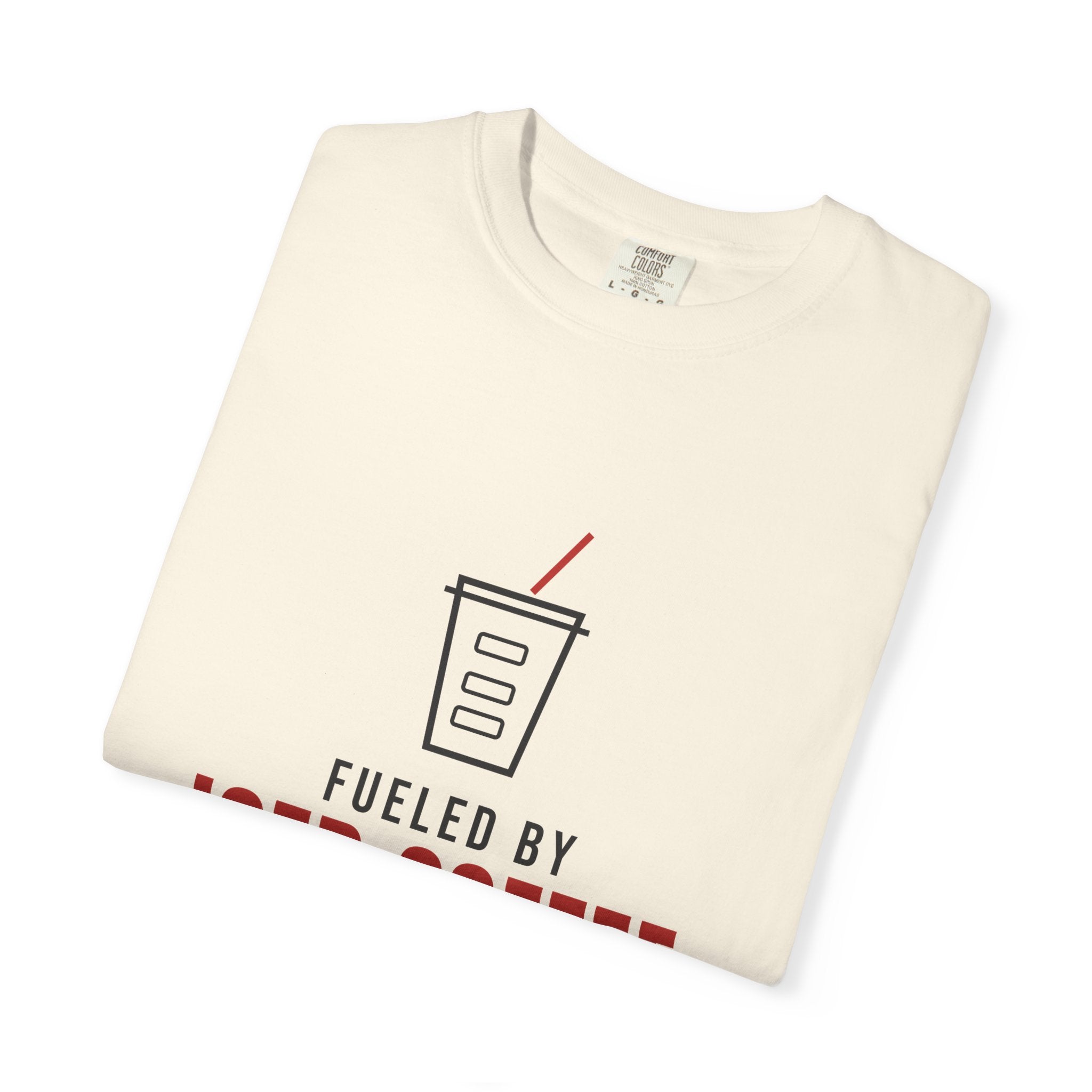 Fueled by Iced Coffee & Group Chat Drama — Funny Tee