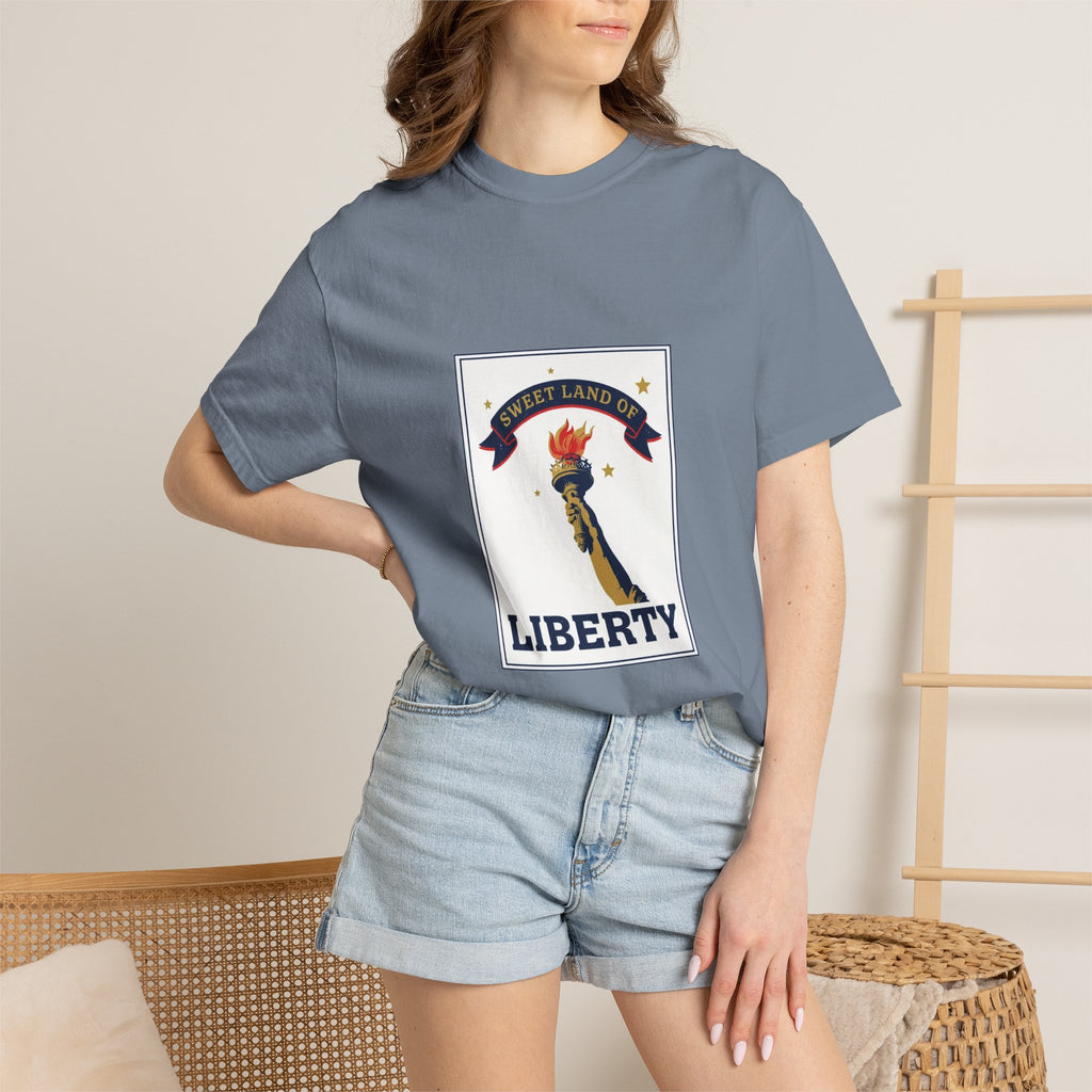 Sweet Land Of Liberty — Patriotic Statue Of Liberty Tee
