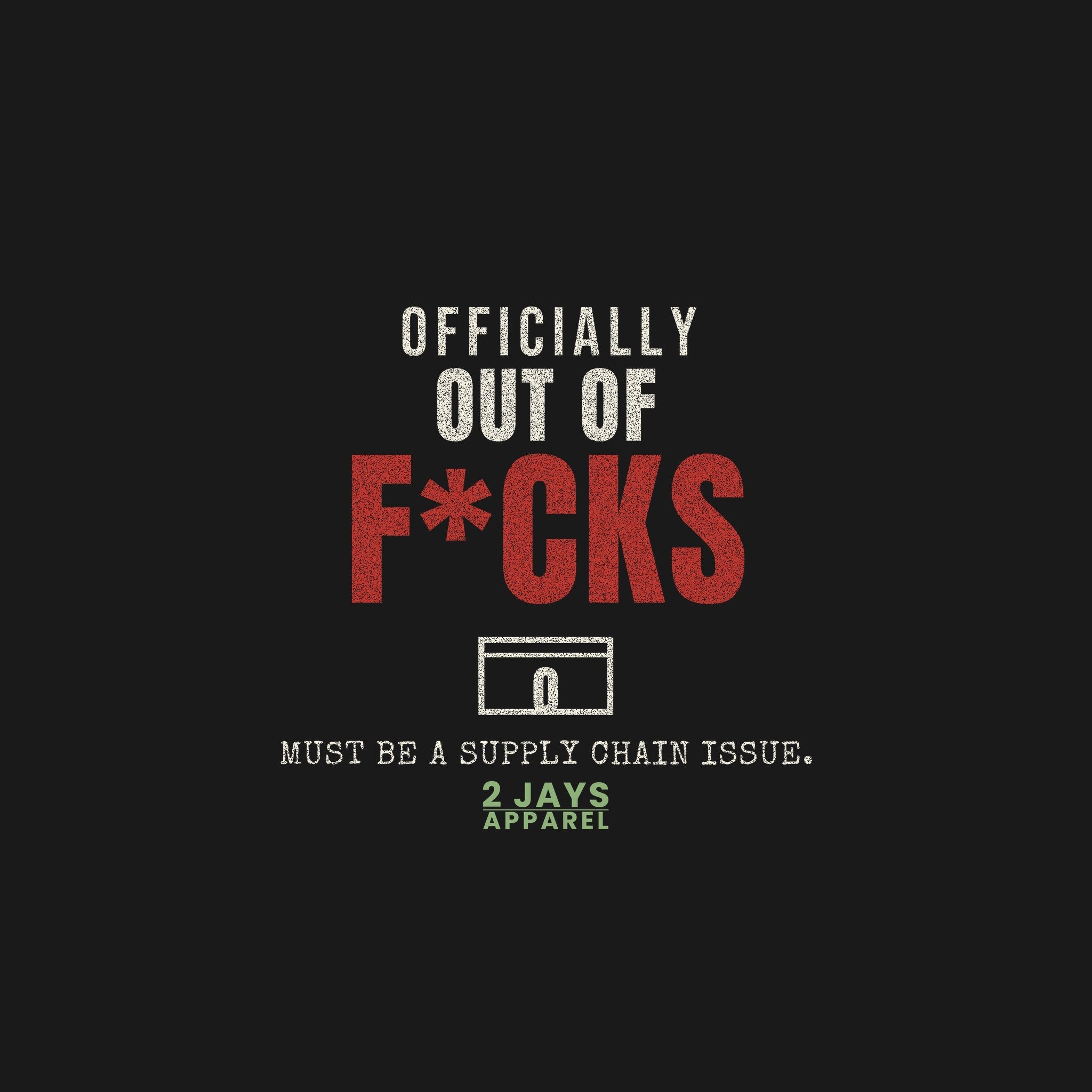 Officially Out Of F*cks Funny Adult Shirt | Sarcastic Gift Tee (18+)