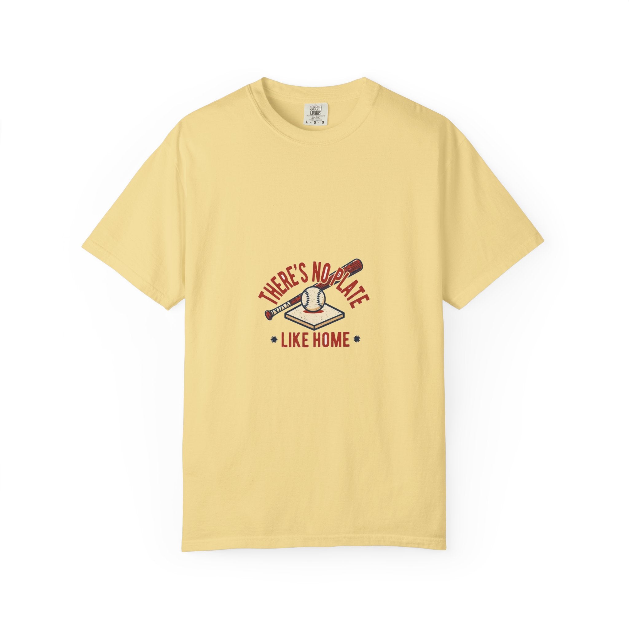 There's No Plate Like Home — Funny Baseball Tee