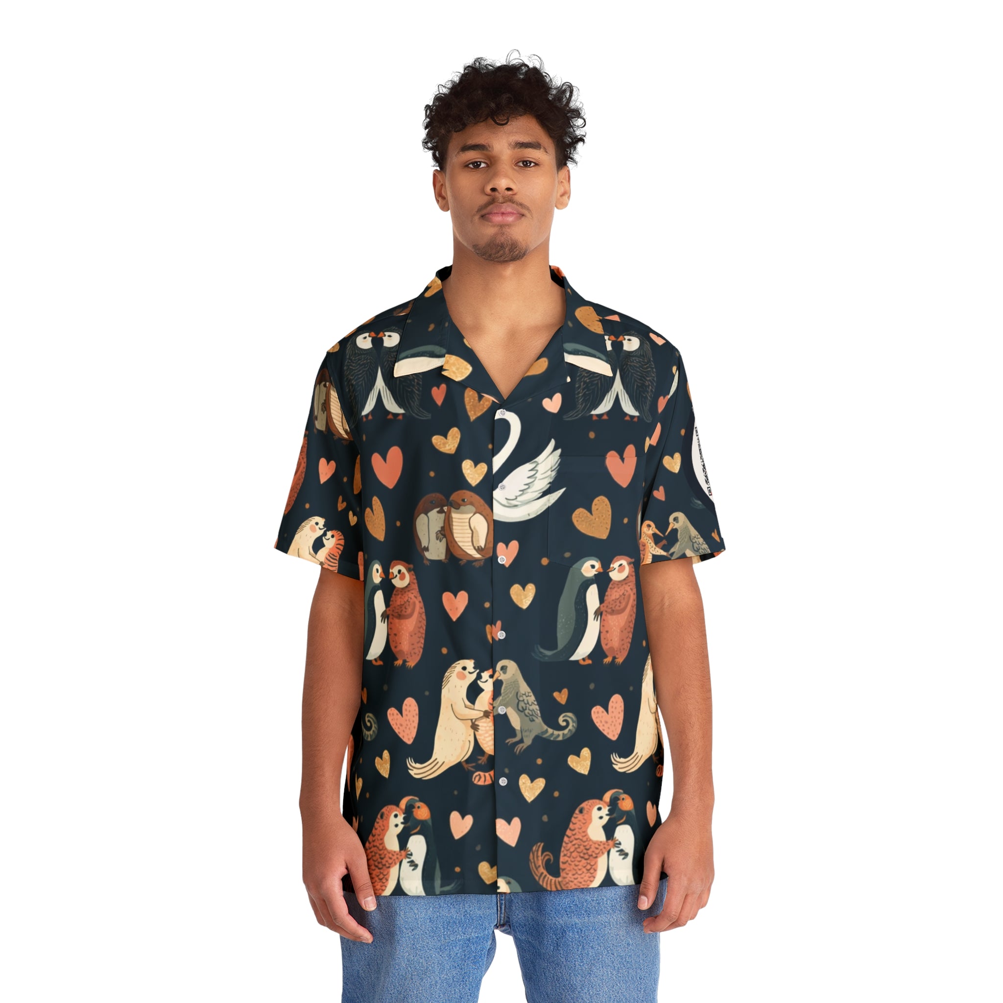 Animals That Mate For Life Hawaiian Camp Shirt