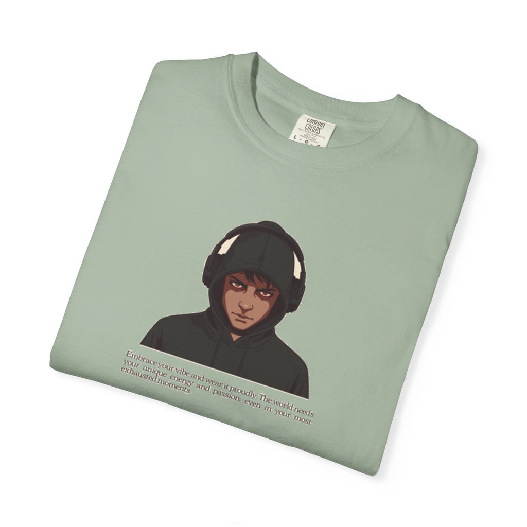 Headphones Hoodie Red Eyes — Vibe Coder 1