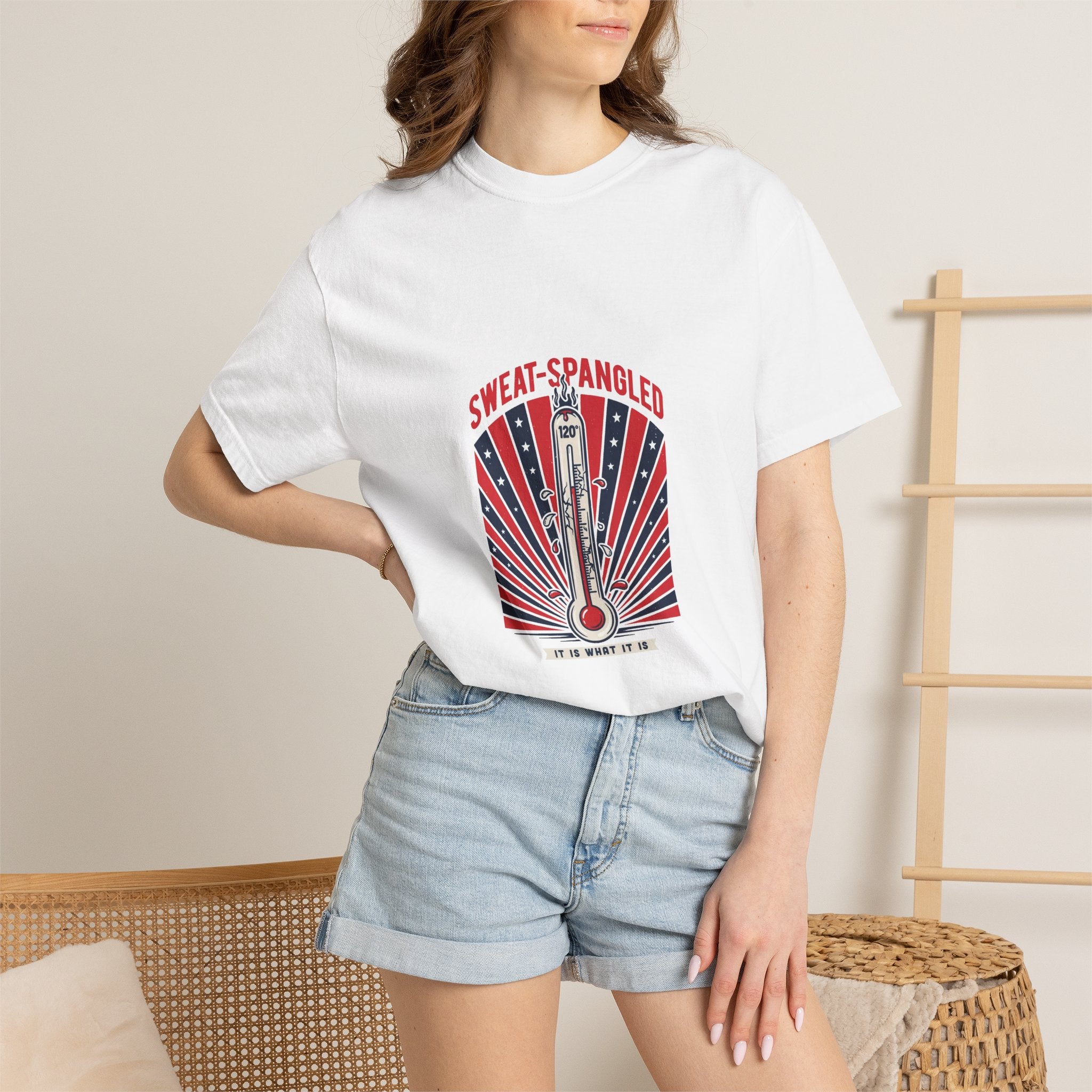 Sweat-Spangled — Funny Summer Patriotic Tee
