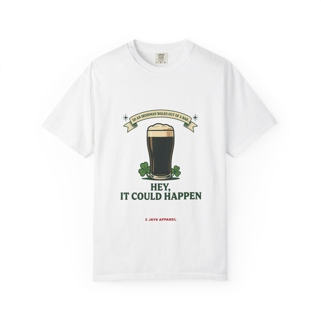 So An Irishman Walks Out