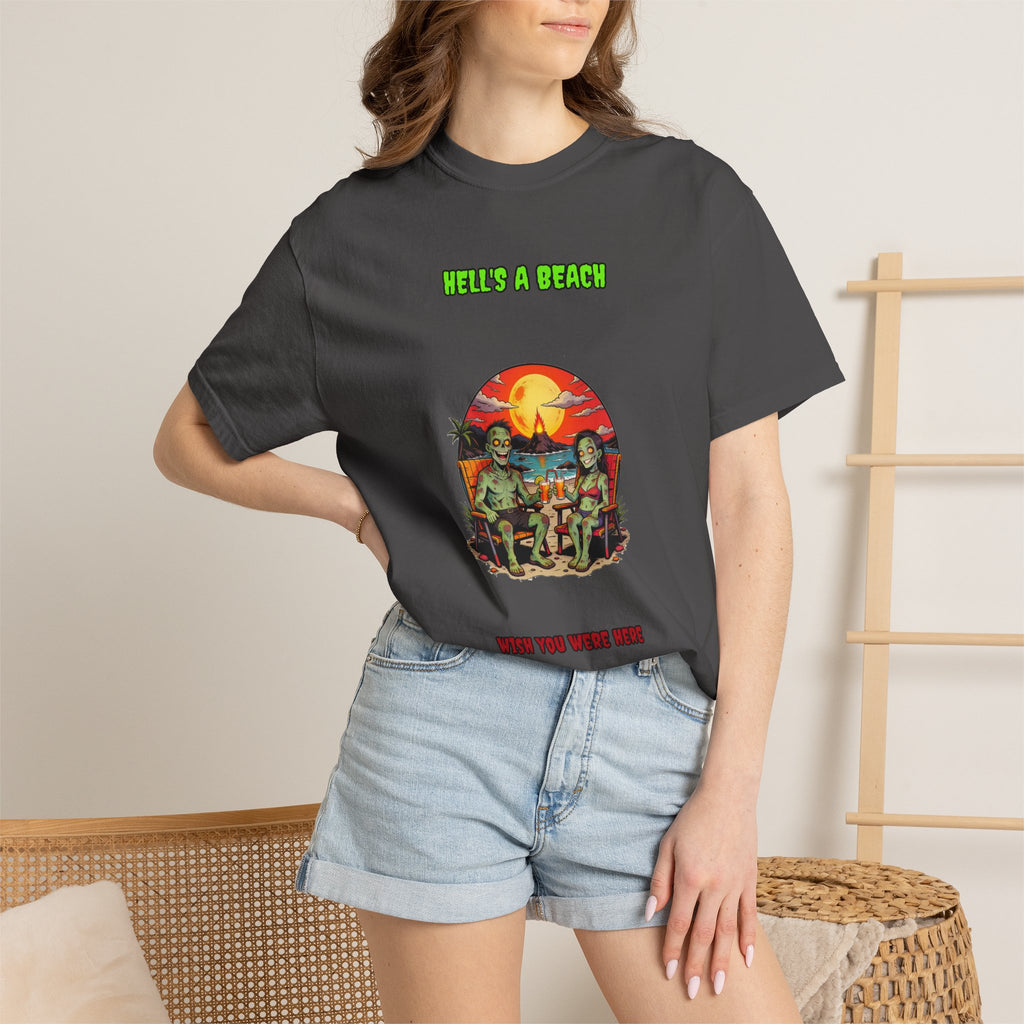 Hell's A Beach — Zombie Tee