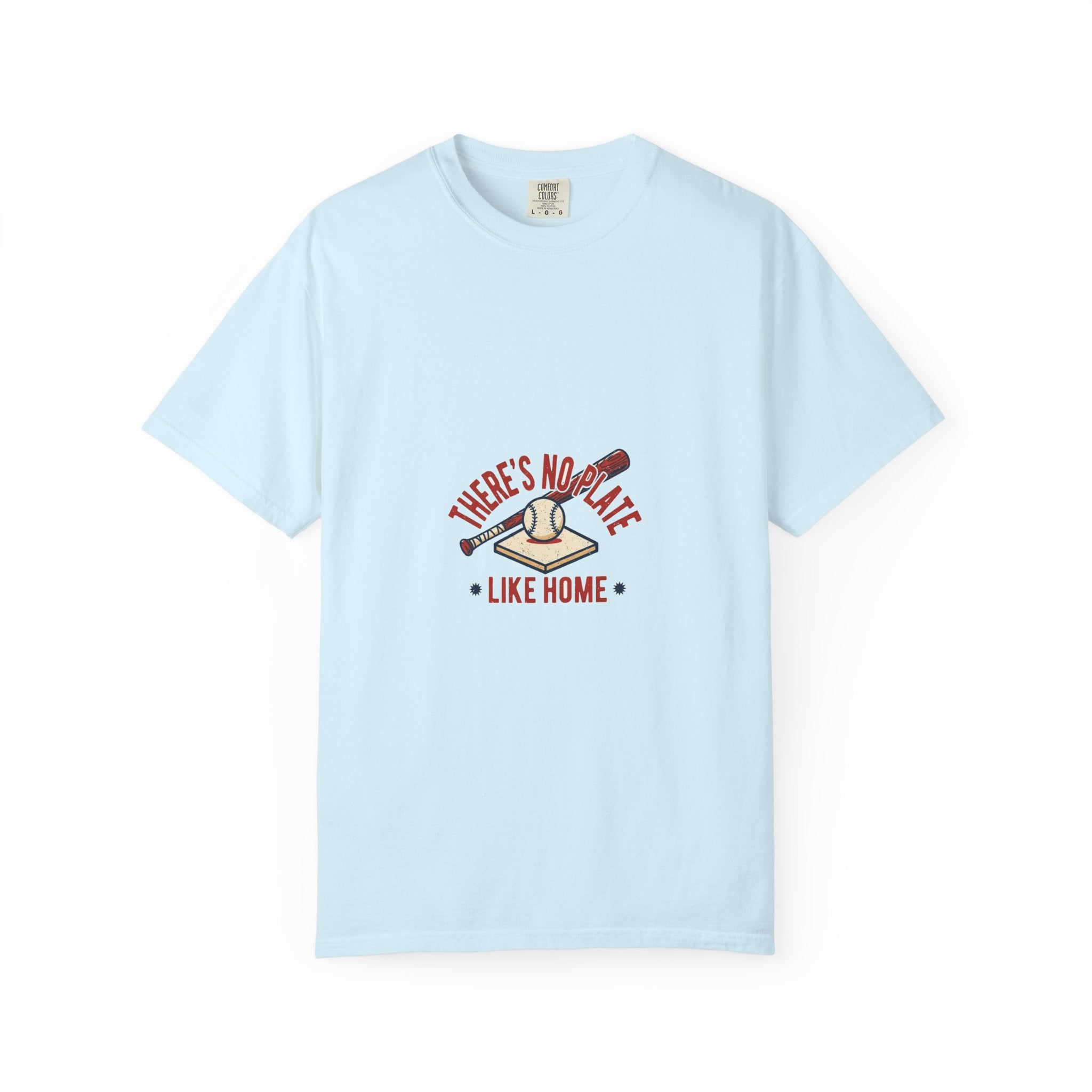 There's No Plate Like Home — Funny Baseball Tee
