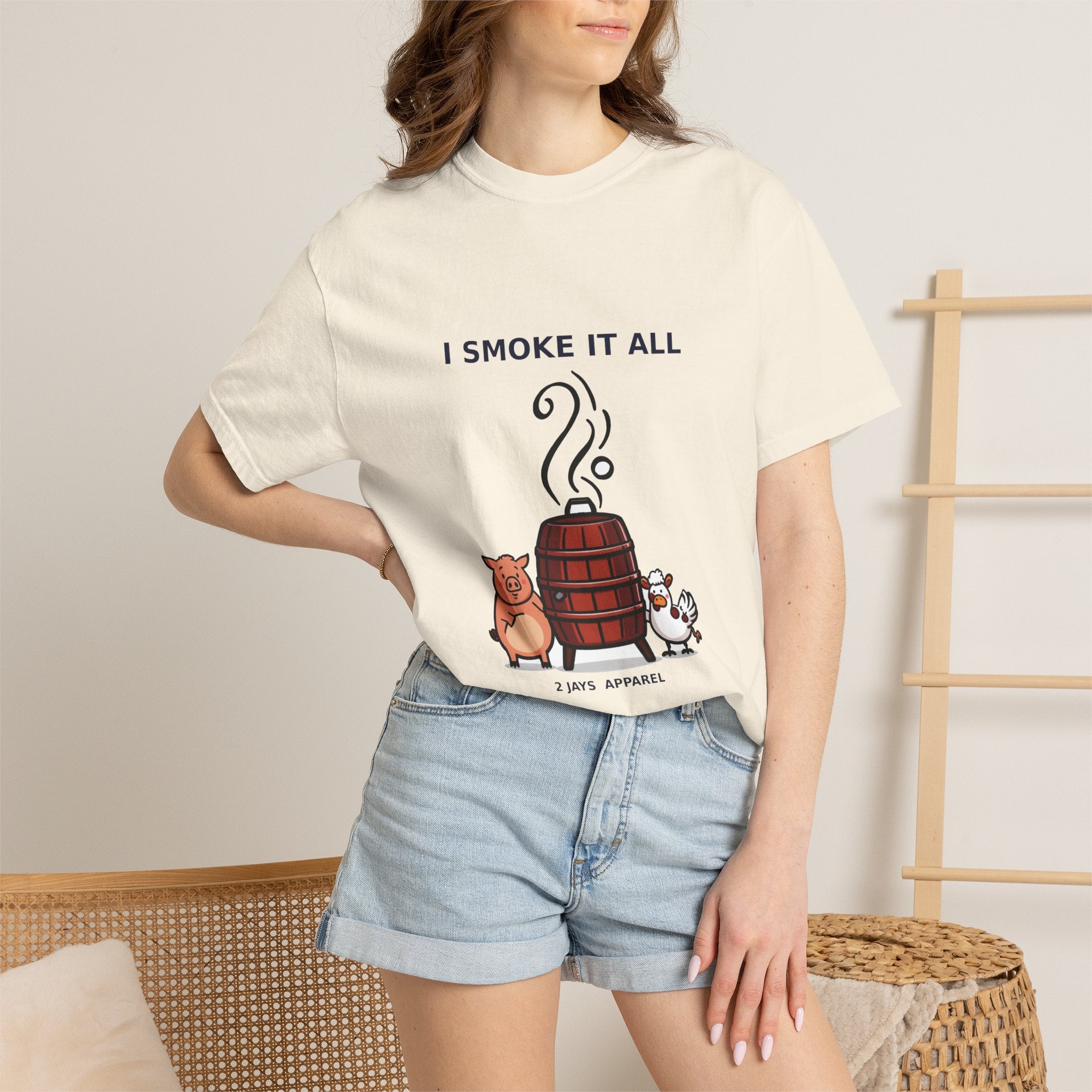 I Smoke It All — Funny BBQ Grilling Tee