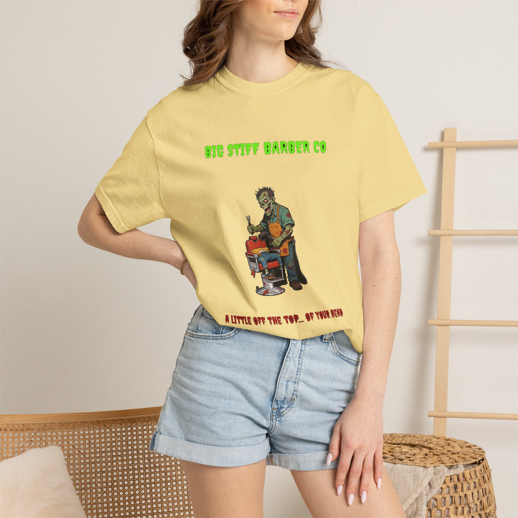 🧟 Big Stiff BARBER CO — "a little off the top... of your head"