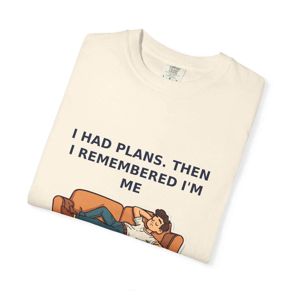 Allergic To Plans — Funny Introvert Tee