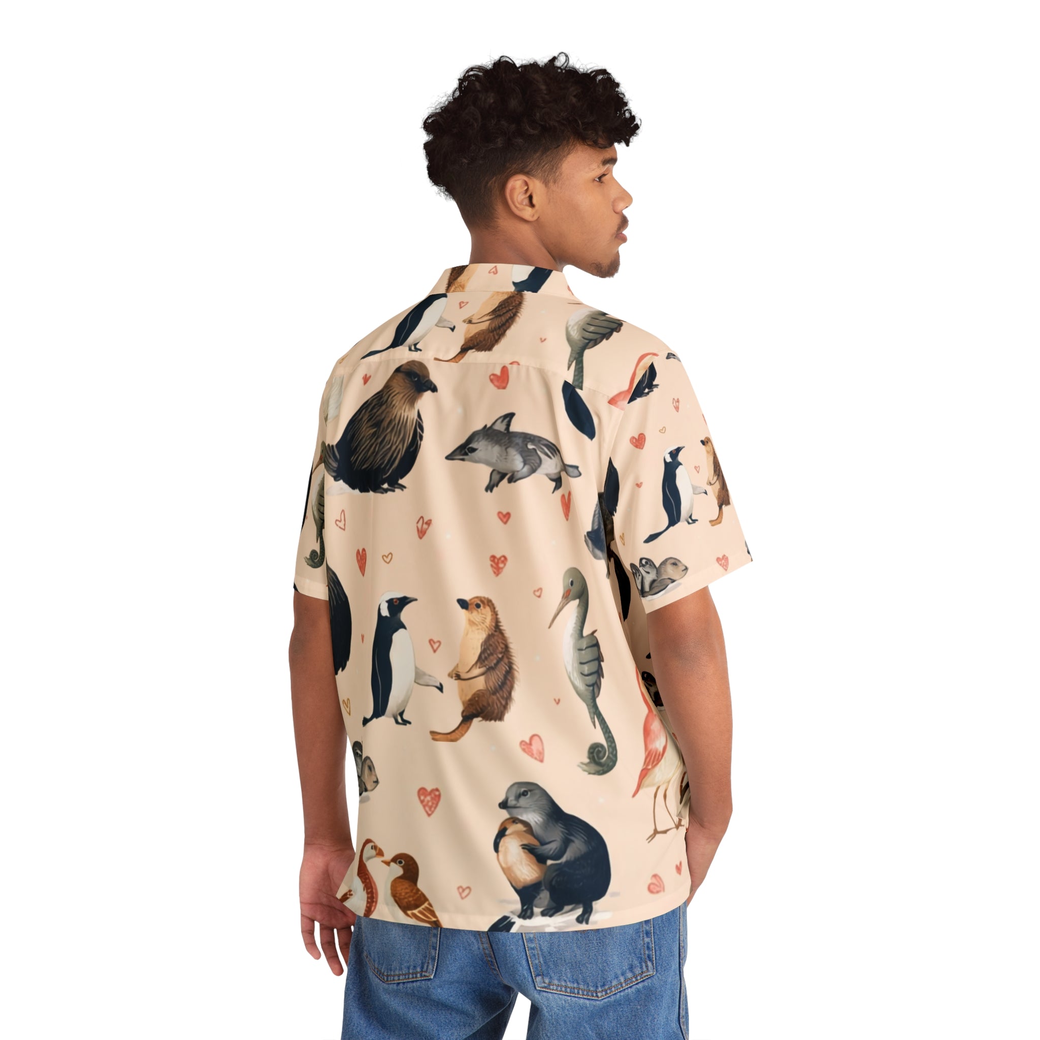 Animals That Mate For Life Hawaiian Camp Shirt