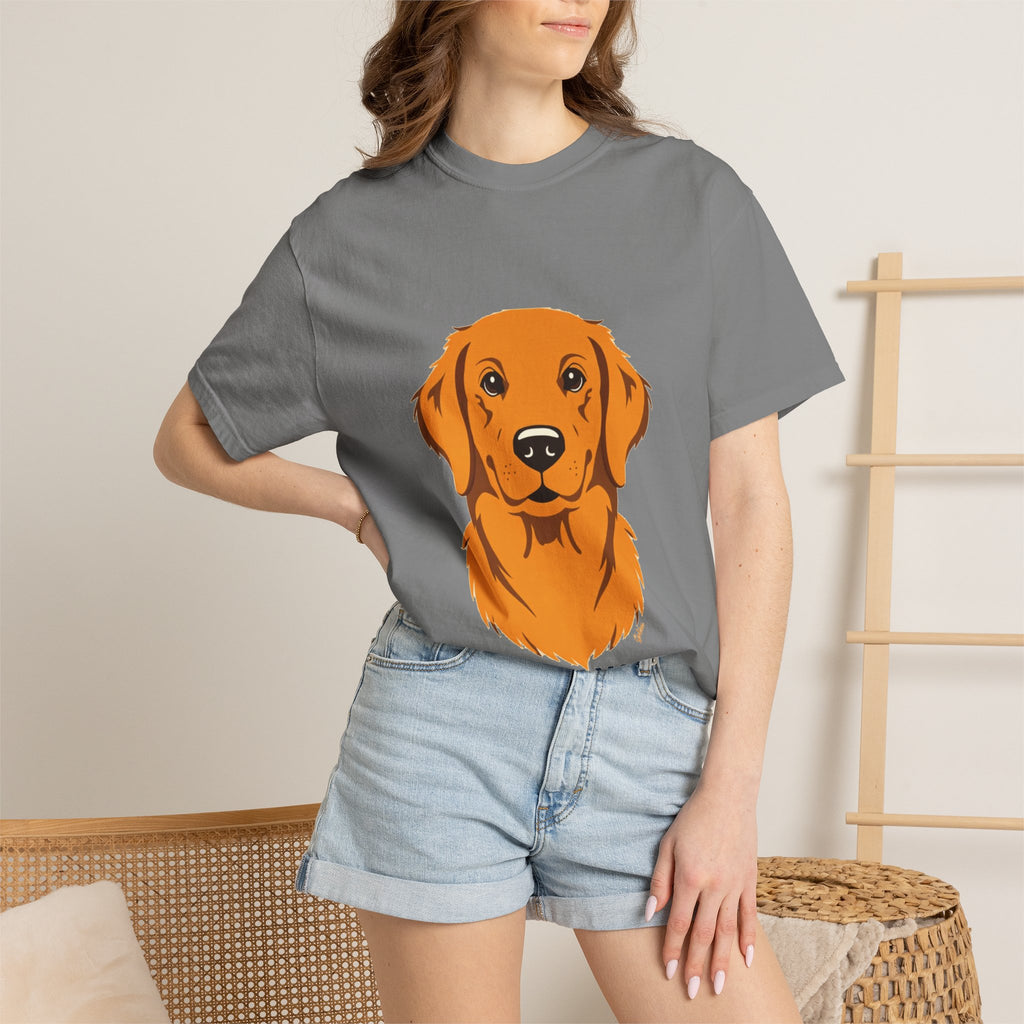 Golden Retriever (cartoon portrait)
