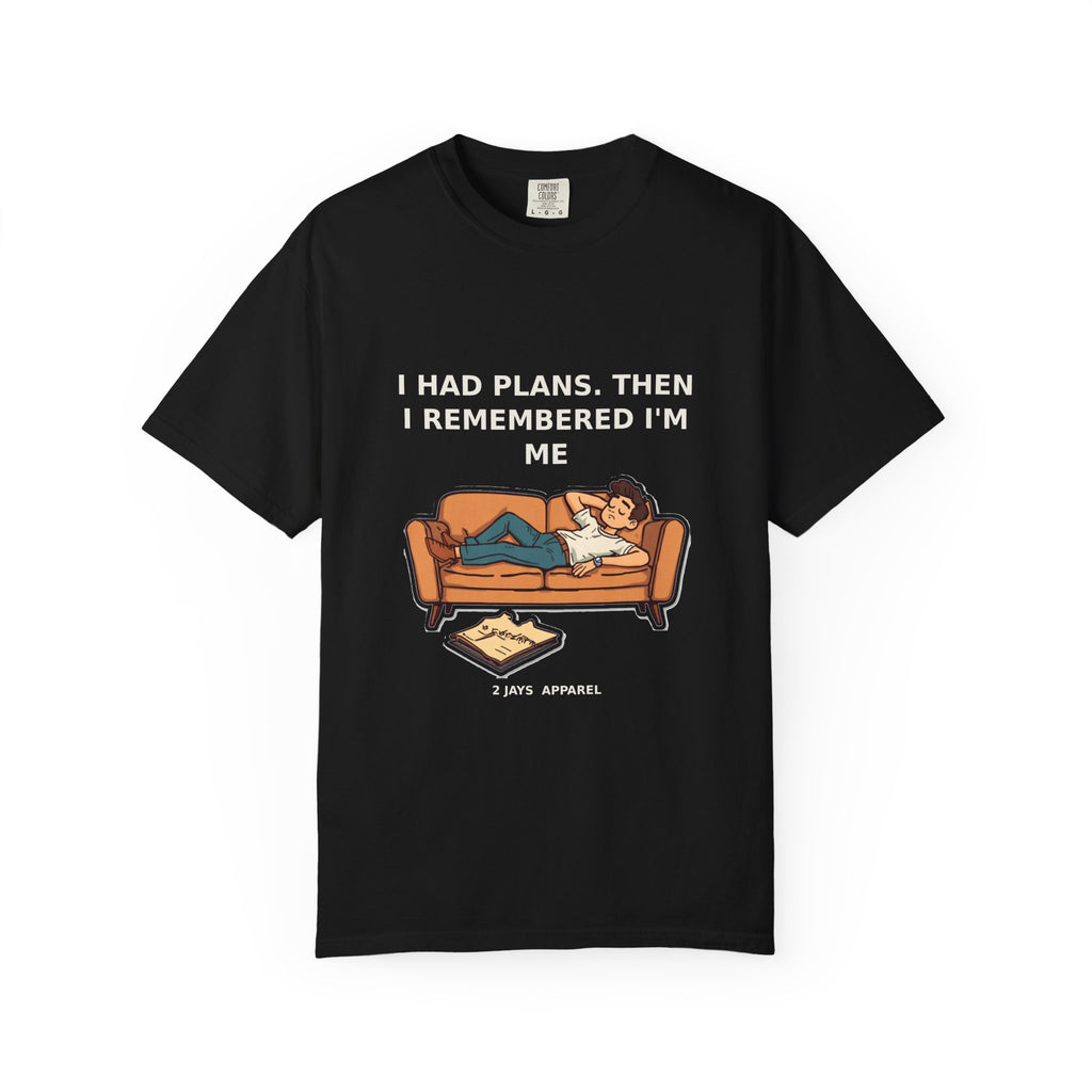 Allergic To Plans — Funny Introvert Tee