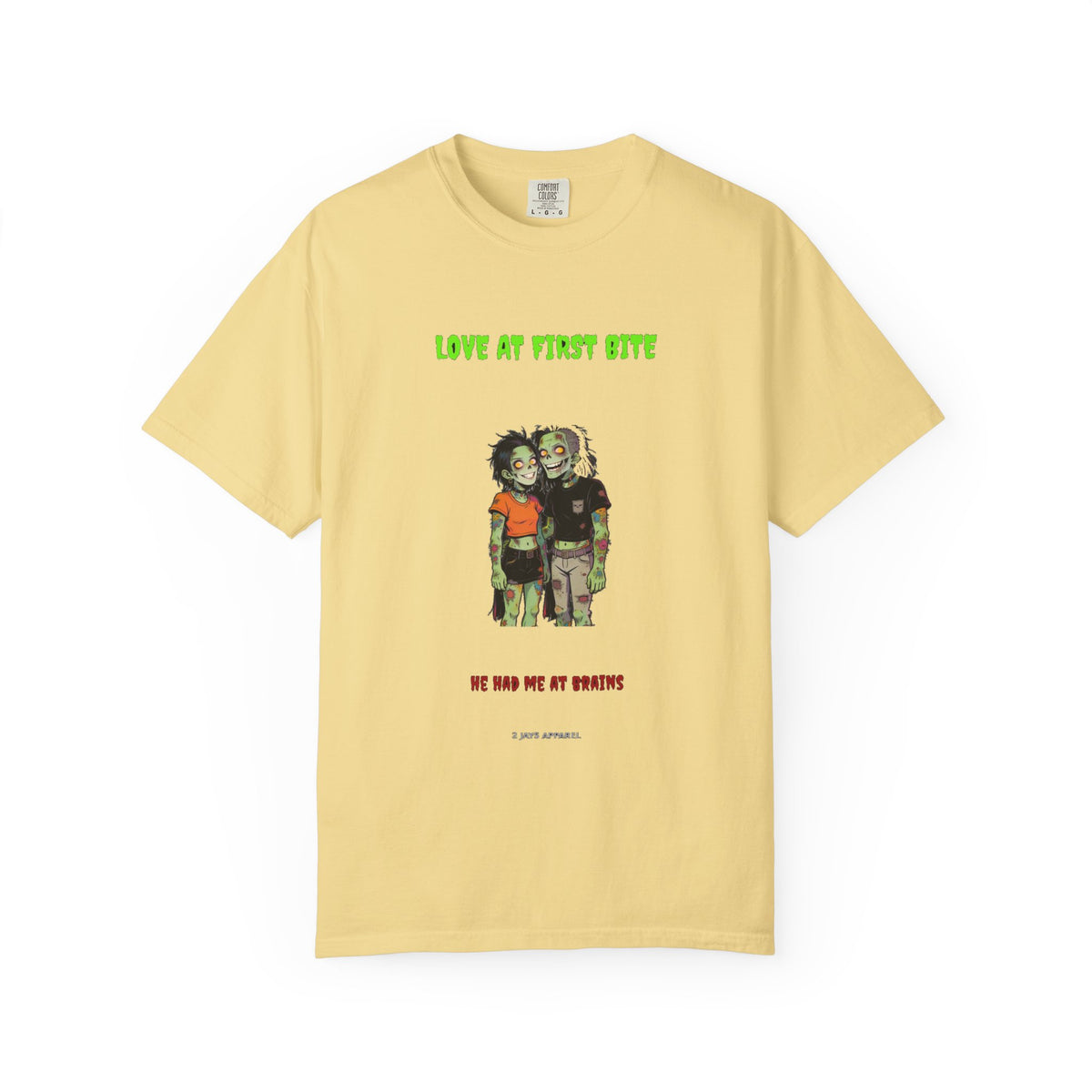 🧟❤️ Zombie Couple — LOVE AT FIRST BITE — "he had me at brains"