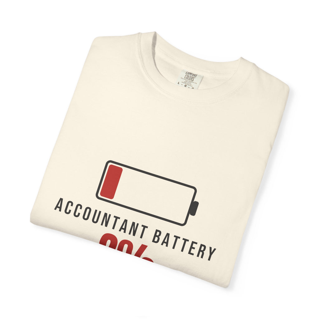 Accountant Battery — Funny Accountant Tee