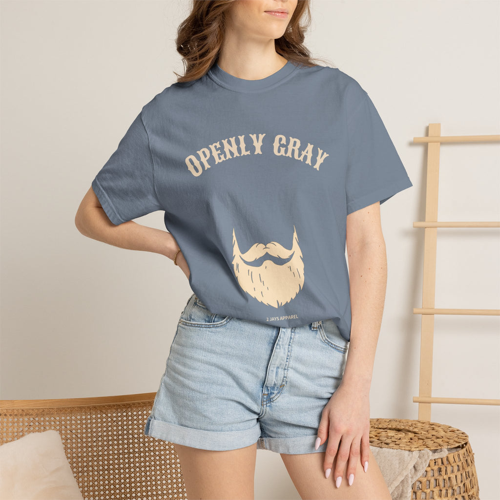 Openly Gray — Funny Bearded Distinguished Tee
